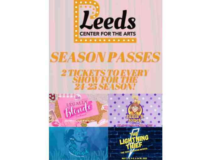 Leeds Center for the Arts Season Tickets - Photo 1
