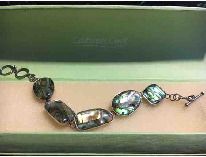 Silver and Abalone Shell Bracelet from Coldwater Creek