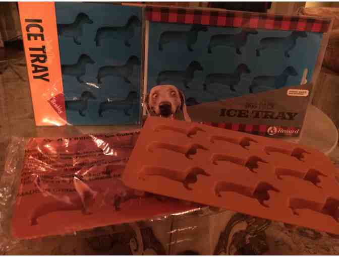 Four 'Chilly Dogs' Pack Ice Trays