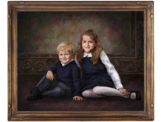 A Studio Session and an 11' x 14' 'Le Petite' Wall Portrait of Your Child(ren)