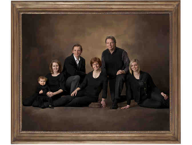 A Studio Session and a 16' x 20' Masterpiece Wall Portrait from Kramer Portraits
