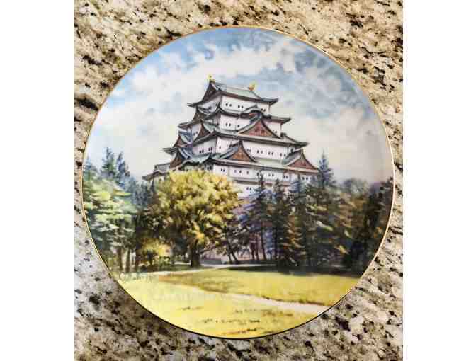 Vintage China NORITAKE Porcelain Japanese Temple Wall Plate