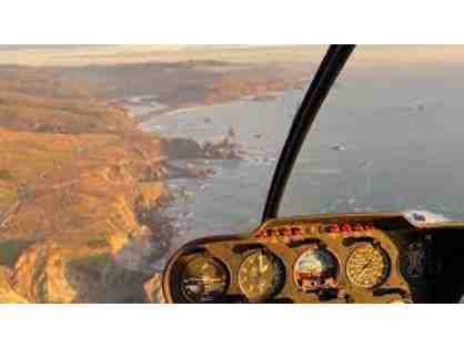 Aerial Tour for 3 of Sonoma County and SF Bay with lunch in Half Moon Bay