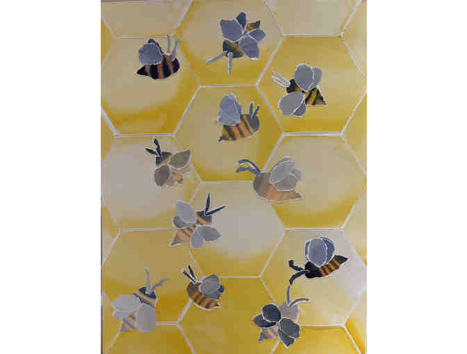 SWSF Class 2 Original Art Piece ~ "Busy Bees" - Photo 2