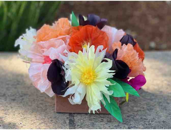Handmade Tissue Paper Flower Bouquet - Photo 1