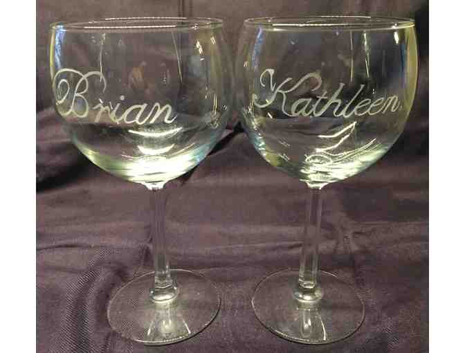 Cut & Design Fused Glass  & Etch Wine Glasses Class