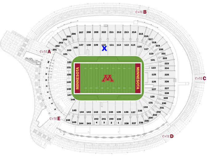 Gophers vs Purdue Football - 3 Tkts & Parking - Sat, Oct 18, 2014