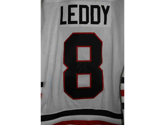 Chicago Blackhawks Jersey signed by #8 Nick Leddy