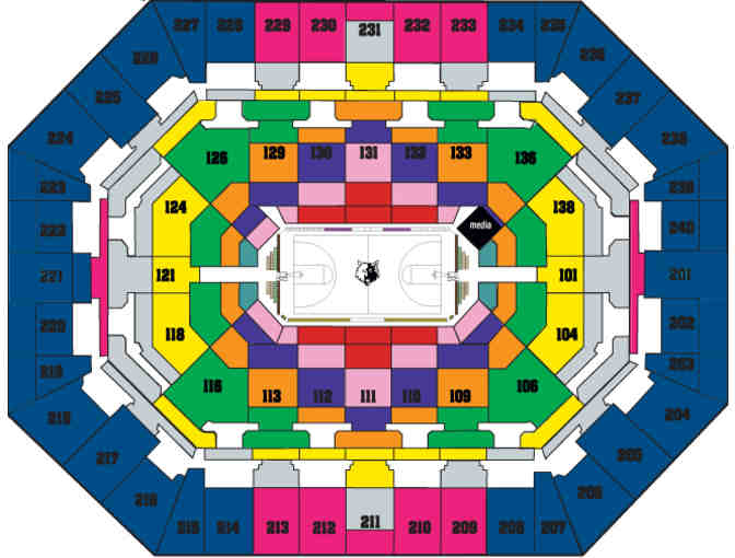 MN Timberwolves vs Chicago Bulls - 4 Tkts for Wed, Apr 9, 2014 at 7pm (CDD)