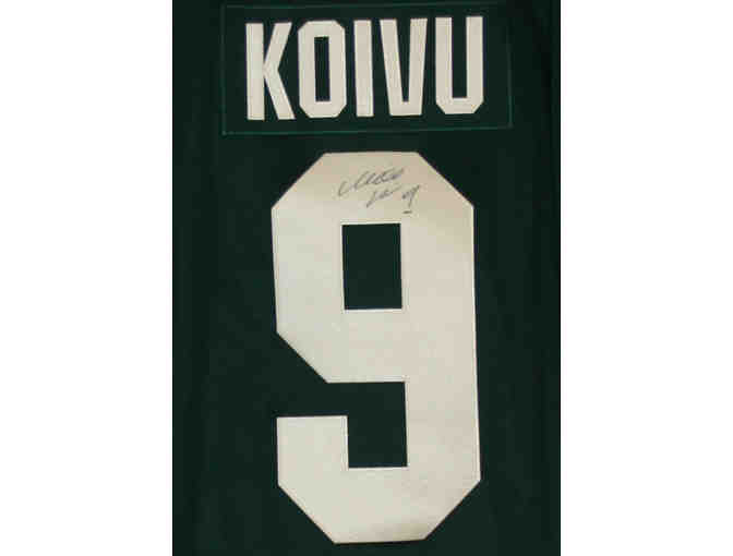 MN Wild Jersey signed by #9 Mikko Koivu (Captain)