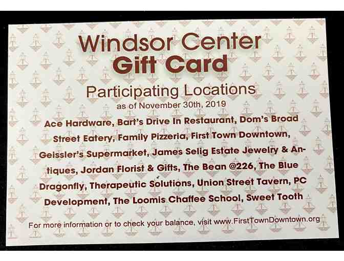 $100 Windsor Center Gift Card (and books!)