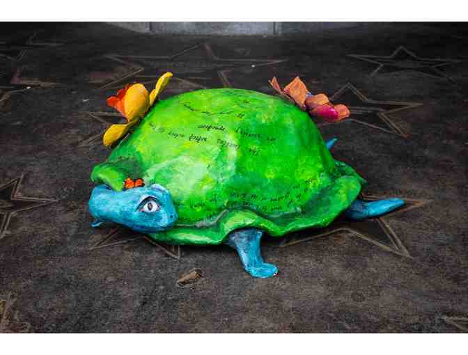 Paper-Mache Turtle by Artist Catherine Kernan - Photo 1