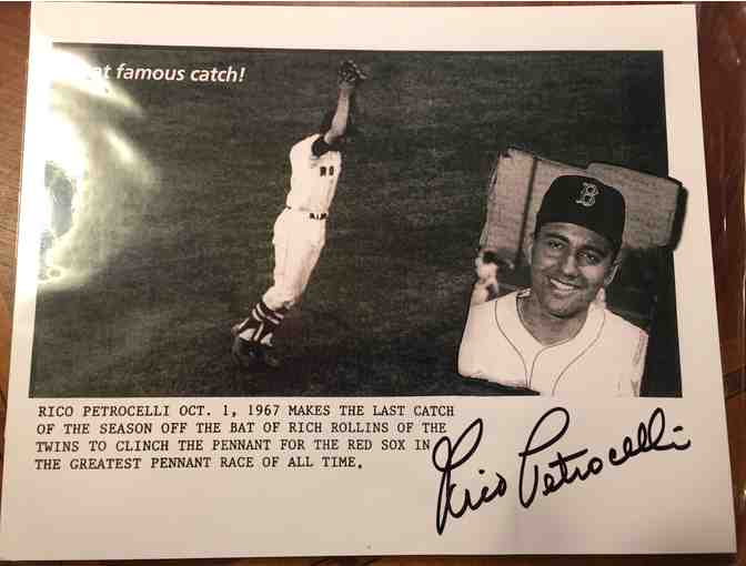 Autographed picture of Rico Petrocelli