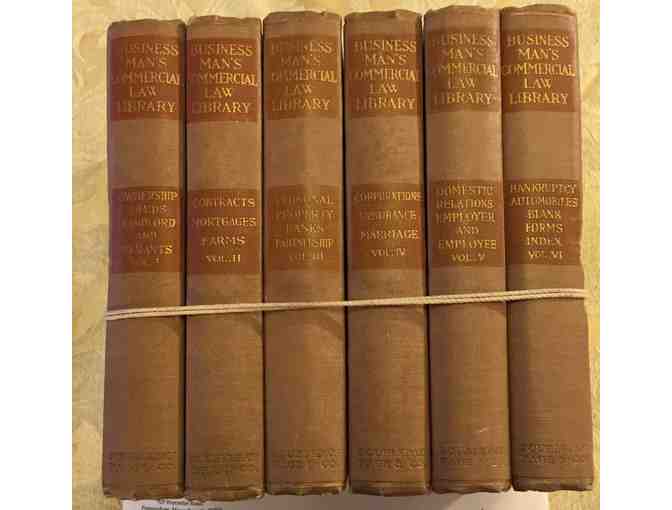 Six Volume Set Antique Law Books - Copyright 1918