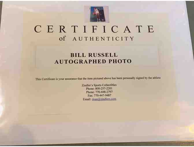 Bill Russell Autographed Photo