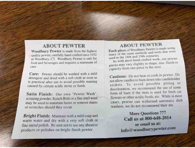 Pewter Letter Opener - Woodbury