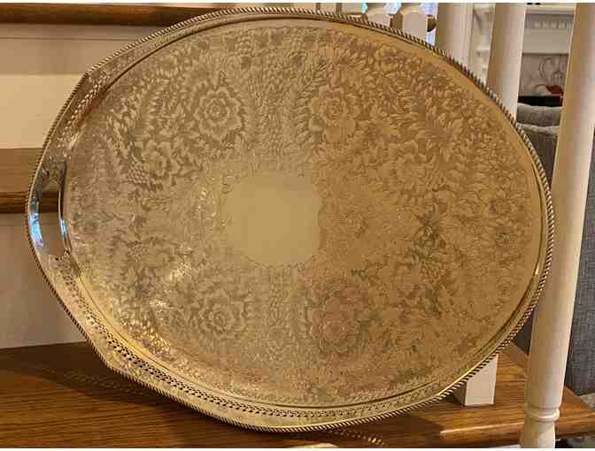 Gallery Silver over Copper Tray