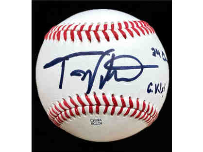 Autographed Tony Vitello Baseball