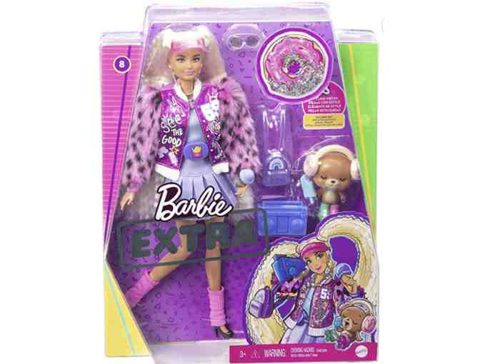 Barbie Extra Doll #8 with Pet Teddy Bear