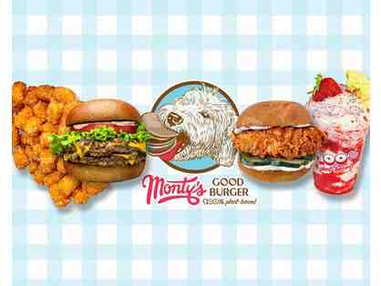 Monty's Good Burger: $25 e-Gift Card (1 of 2)