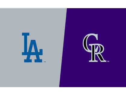 Los Angeles Dodgers vs Colorado Rockies at Dodger Stadium: Four Tickets + Parking