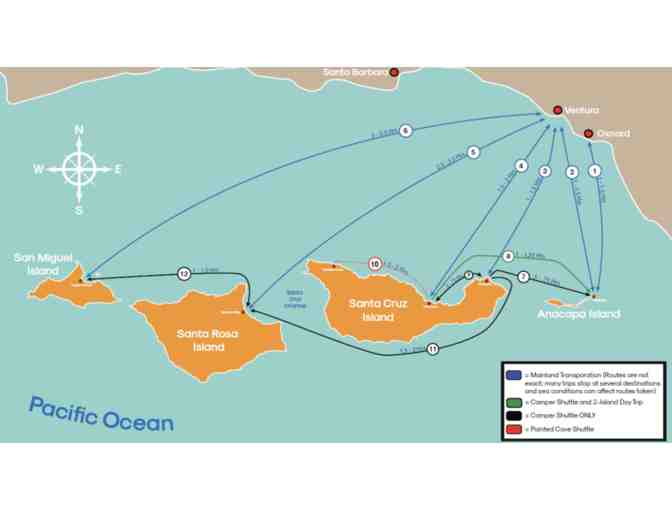 Island Packers Cruises: Day Trip to Santa Cruz Island or Non-Landing Shoreline Cruise