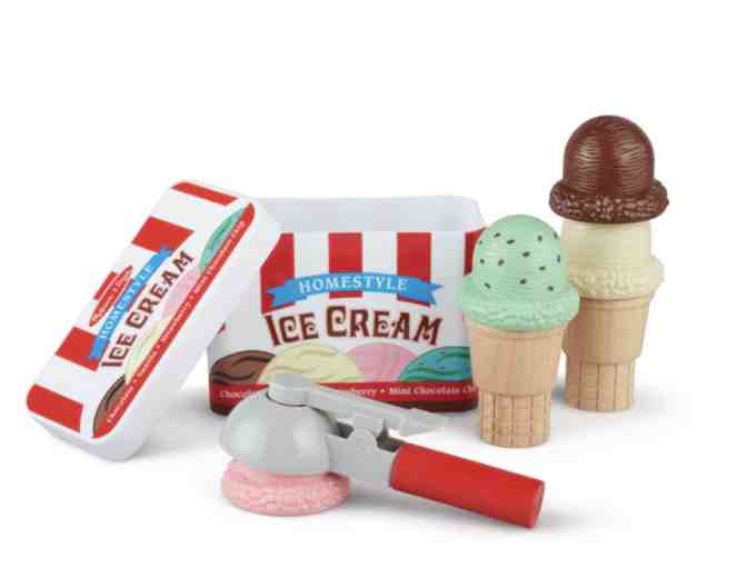 Melissa and Doug: Scoop and Stack Ice Cream Cone Magnetic Play Set