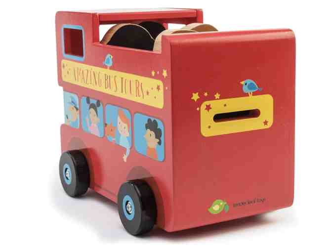 Tender Leaf Toys: London Bus Money Box