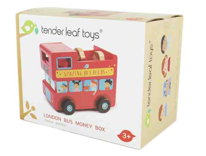 Tender Leaf Toys: London Bus Money Box