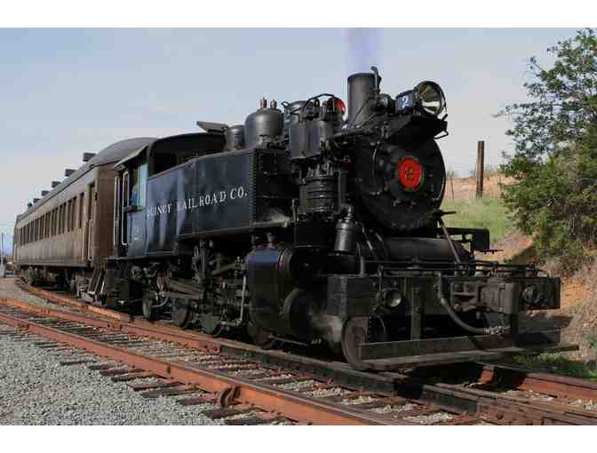 Niles Canyon Railway - Sunday Excursion Train Ride, Admission for Four