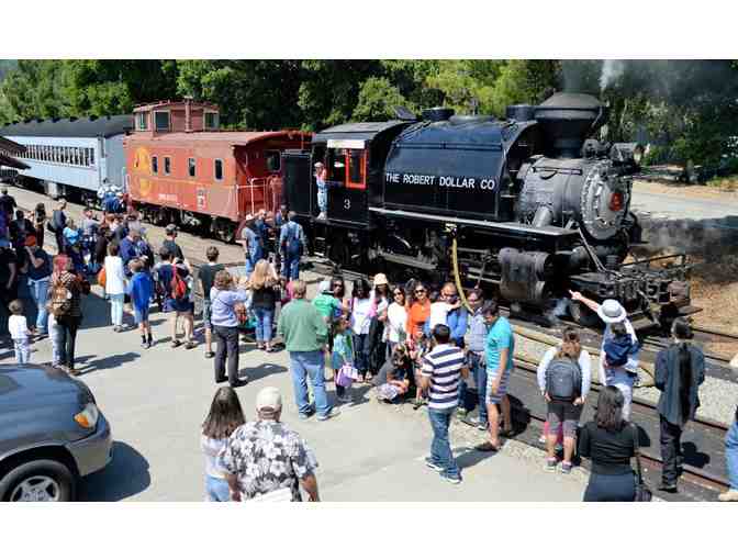 Niles Canyon Railway - Sunday Excursion Train Ride, Admission for Four