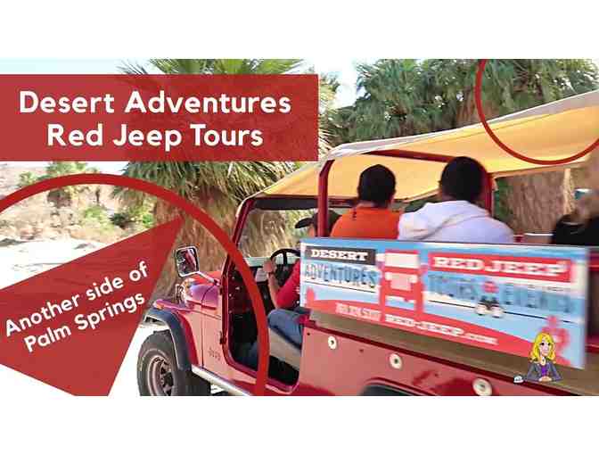 Desert Adventures Red Jeep Tour - $100 Gift Cert for San Andreas Fault Jeep Tour