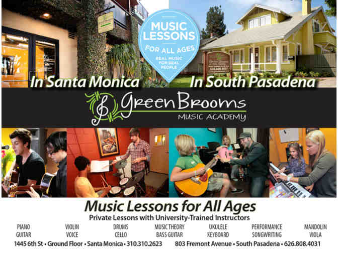 Green Brooms Music Academy - 1 Month of Lessons