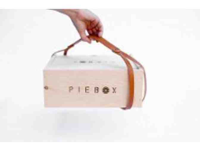 Easy as Pie - pie GC at Bang Bang Pie Shop & Pie Box, handcrafted, reusable raw pine box