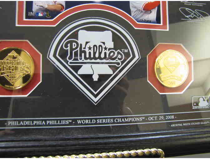 Philadelphia Phillies World Series Etched Panel
