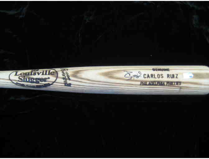 Carlos Ruiz Autographed Louisville Slugger Baseball Bat