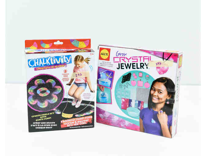 Toys et Cetera - Chalktivity Jump Rope and Crystal Jewelry Craft