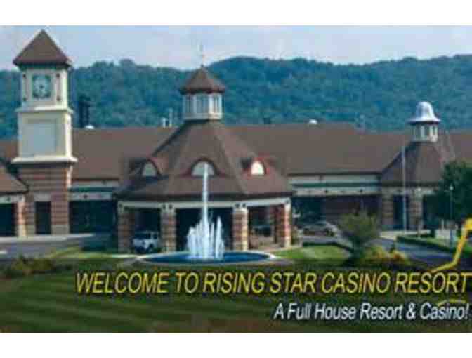 One (1) night get-a-way to Rising Star Casino Resort