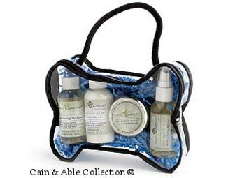 Terry Cloth Bath Robe (Extra Small) & Travel Size Lavender Spa Set