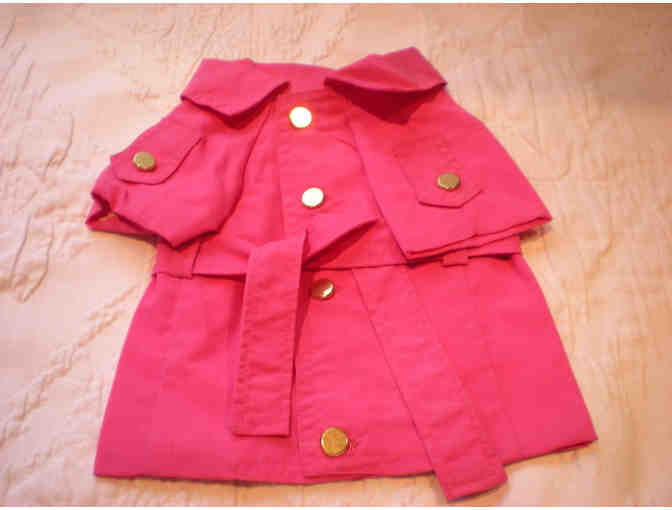 Pink Boutique Trench Coat by Ideal Pet Size XS