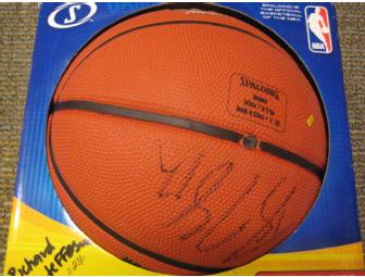 Basketball Signed by San Antonio Spur Richard Jefferson & Orlando Magic Star Dwight Howard