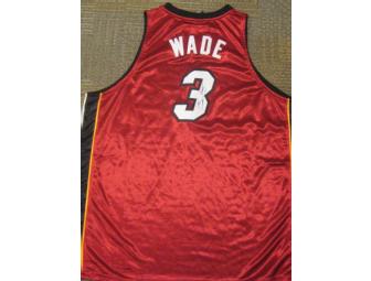 Miami Heat Jersey Signed by Dwyane Wade