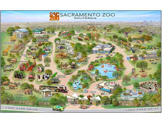 Sacramento Zoo: Family Pass for Four