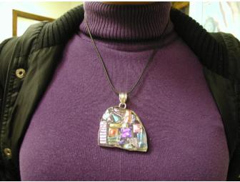 Dichroic Glass Necklace