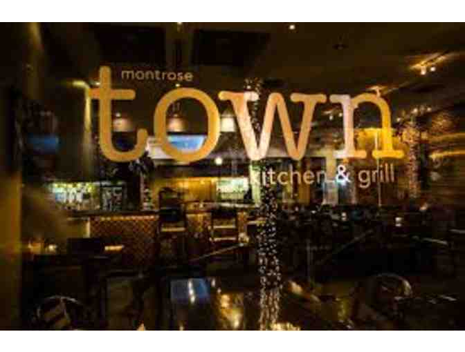 Dine in Montrose at Town Kitchen & Grill with this $100 gift certificate!