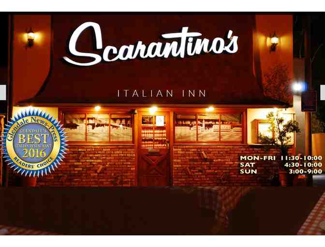 Dinner for two at Scarantino's Italian Inn