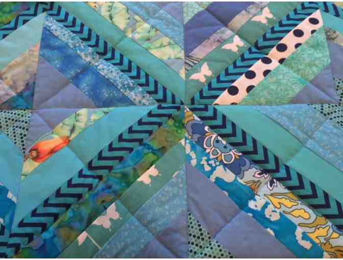 Gorgeous Quilt - One of Kind - lovingly handmade by the Marin Sew and Sews.