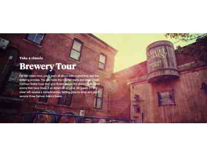 Boston Beer Co/ Sam Adams Brewery Tour for 20 and Merchandise