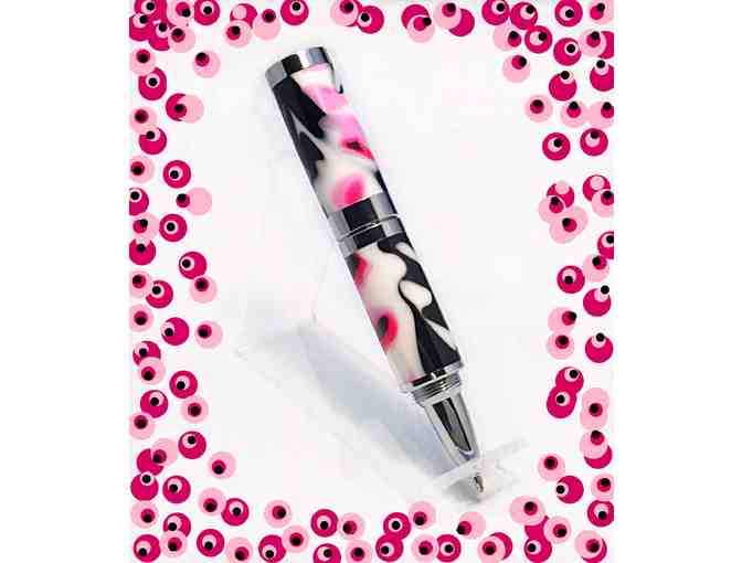 Fun & Fashionable Hand-Crafted Lipstick Pen in Pink Urban Cammo