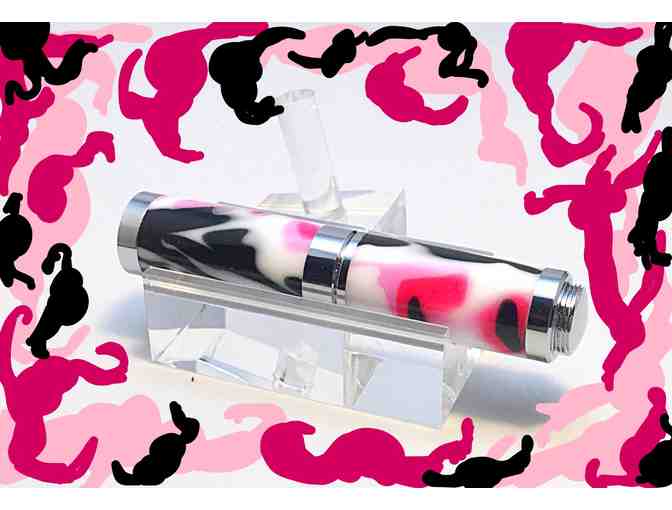 Fun & Fashionable Hand-Crafted Lipstick Pen in Pink Urban Cammo